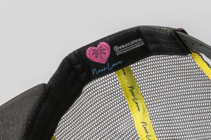 Truckercap NEWLOVE - Black/Yellow 