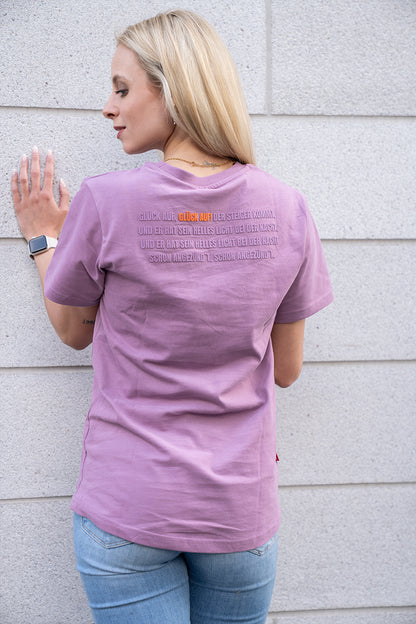"GLÜCK AUF" Shirt berry