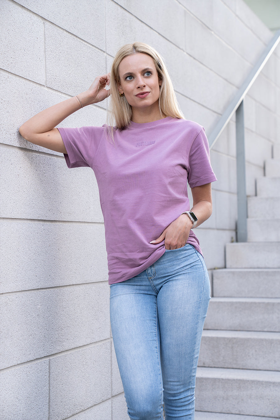 "GLÜCK AUF" Shirt berry