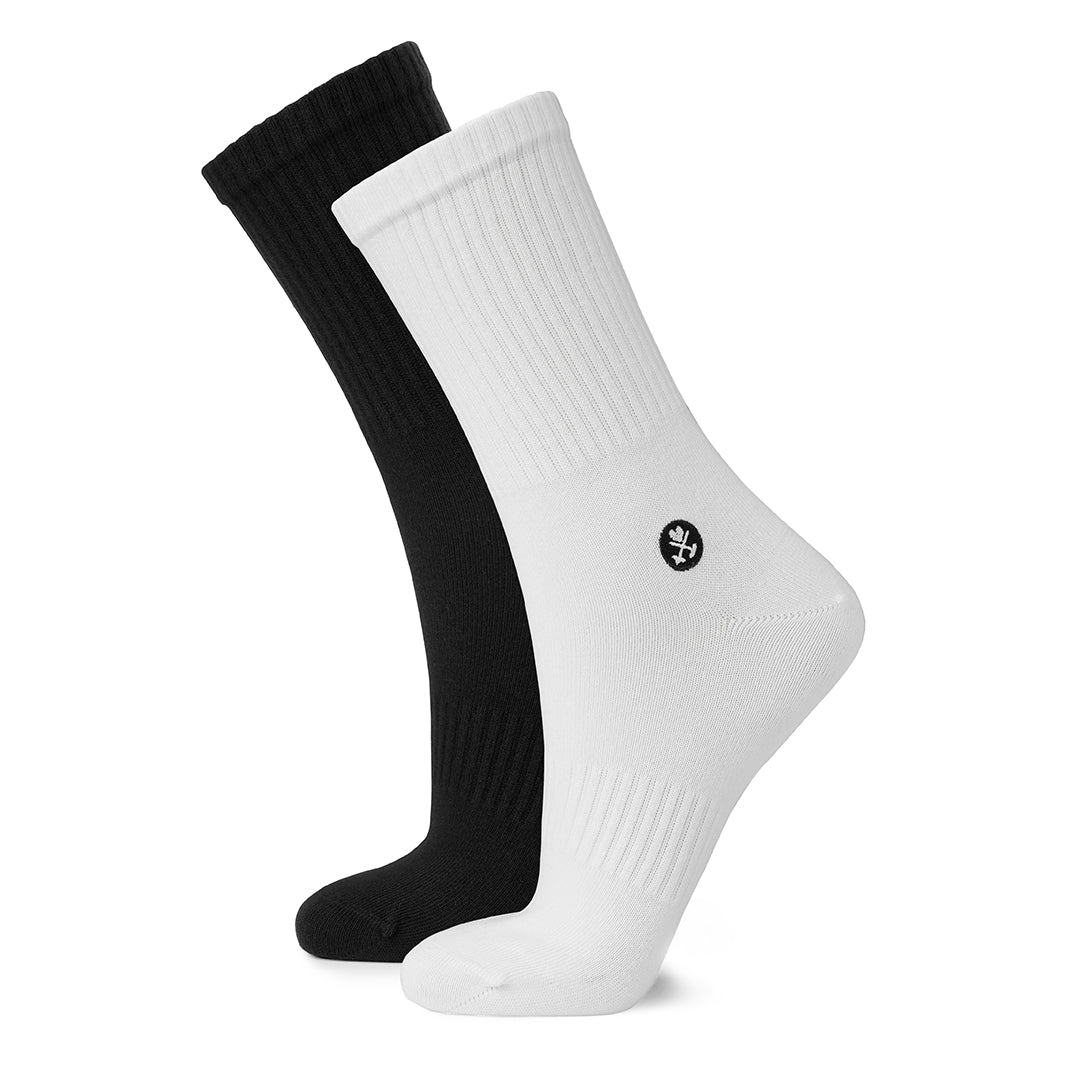 Socken "Schwarz & weiß" - 2 Pack