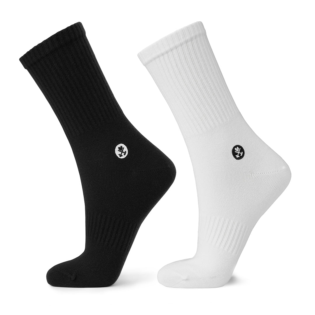 Socken "Schwarz & weiß" - 4 Pack