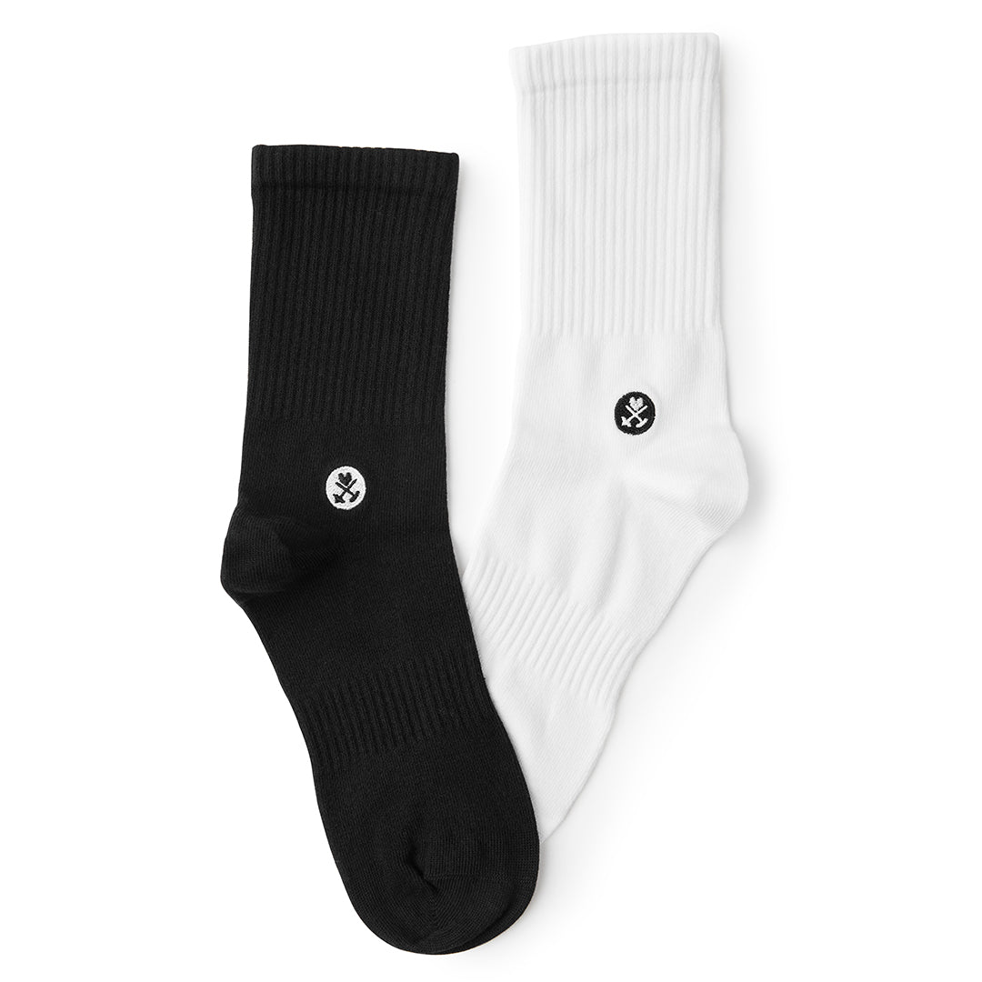 Socken "Schwarz & weiß" - 2 Pack
