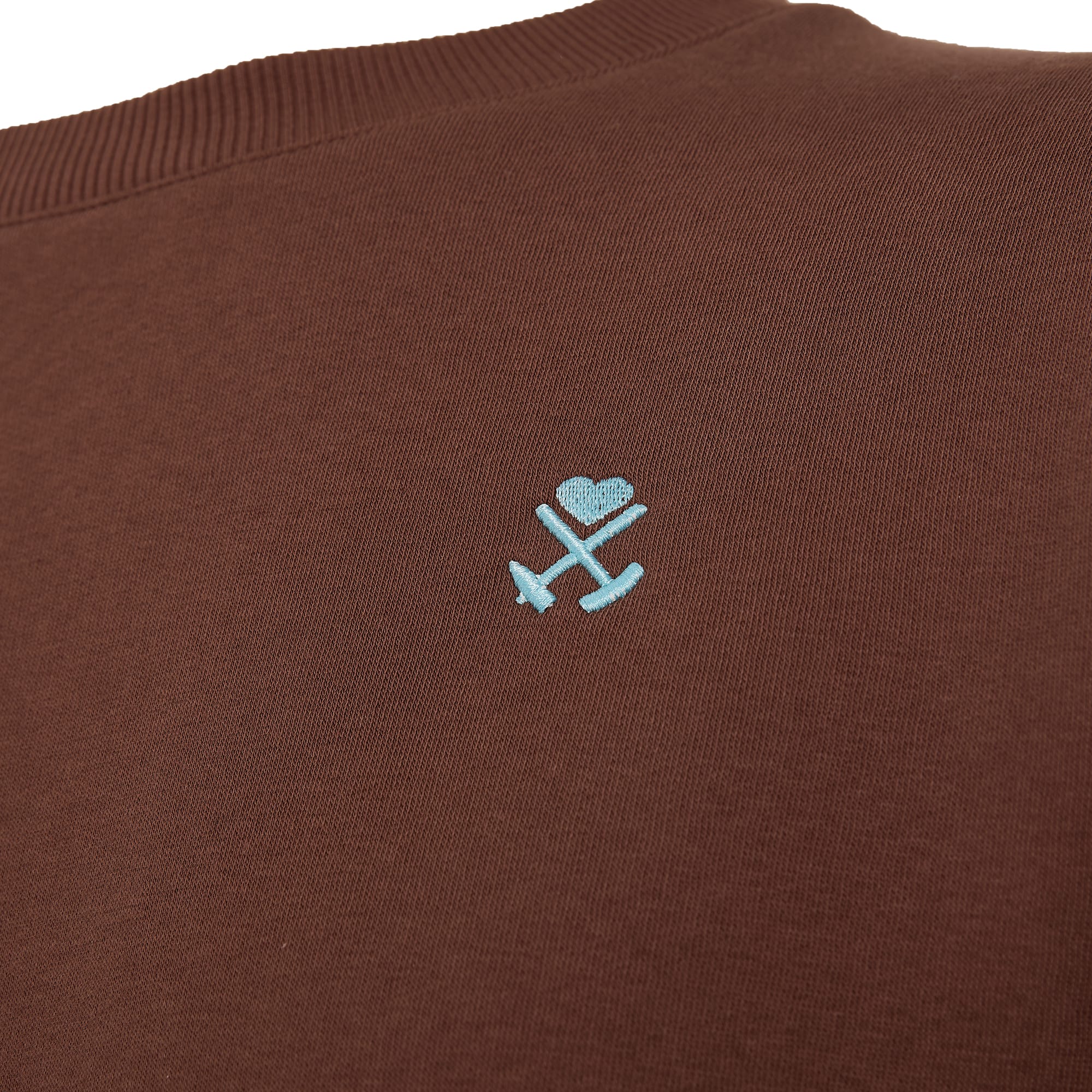 Crewneck "Herz" Braun / Mint