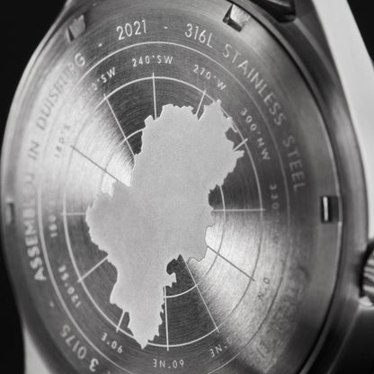 Armbanduhr Metropolis 34 Silber
