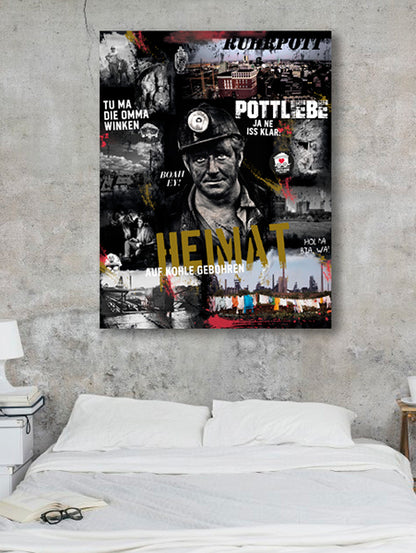 Heimat -  Leinwand / Keilrahmen