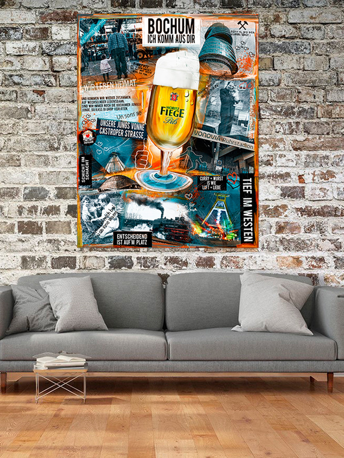 Dat Pilsken "Moritz Fiege" - Canvas / Stretcher frame