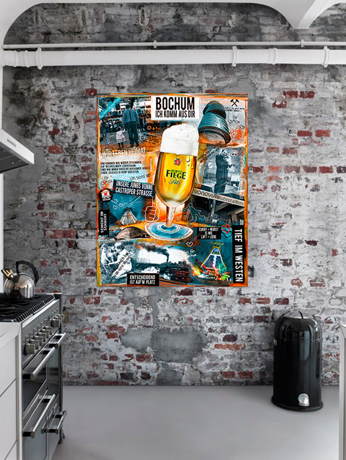 Dat Pilsken "Moritz Fiege" - vidrio acrílico