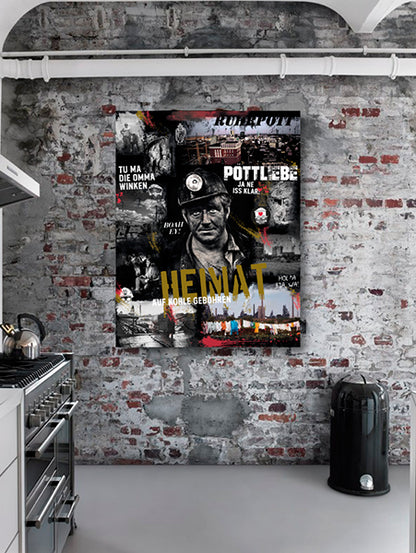 Heimat -  Leinwand / Keilrahmen